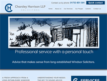 Tablet Screenshot of charsleyharrison.com